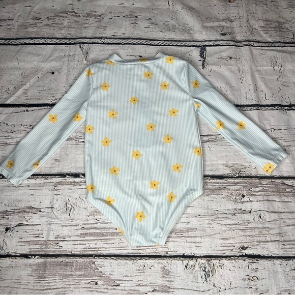 Carter's Daisy Long Sleeve One Piece Rashguard Size 18M - Picture 4 of 4